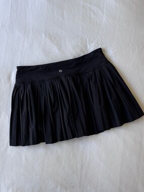 lululemon Black Pleated Athletic Skirt